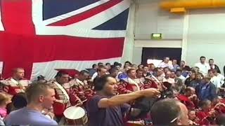 UVF Regimental band at Lagan valley cultural day a brave few years back [upl. by Gile]