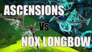 Runescape Ascension Crossbows Vs Noxious Longbow Dual Wield Vs 2H Range [upl. by Watts]