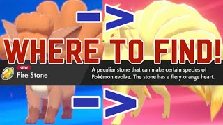 FIRE STONE ITEM LOCATION Pokemon Sword and Shield [upl. by Atinomar]