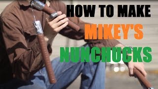 How to make Prop NunchucksTMNT [upl. by Nikolos277]