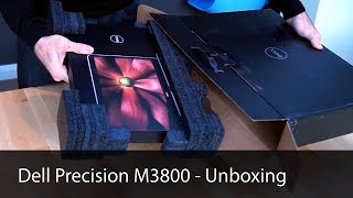 Dell Precision M3800 Unboxing [upl. by Kcub]