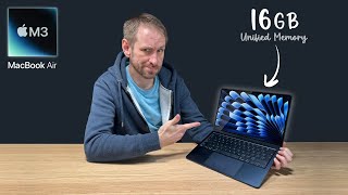 NEW M3 MacBook Air  Hands On First Impressions [upl. by Malony]