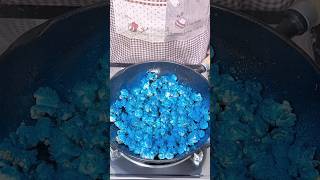 Popcorn Recipe  Unique Blue Pop Corn Making shorts food popcorn [upl. by Elram]