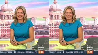 Charlotte Hawkins Good Morning Britain 23rd August 2024 [upl. by Irrek]