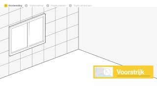 Wandtegels zetten  stap voor stap uitgelegd  Doehetzelf [upl. by Annauj]
