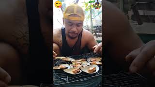 GRILLED MUSSEL😋🤤Amizing mukbang seafoodlovers seafood anduquevlog [upl. by Nehgaem]