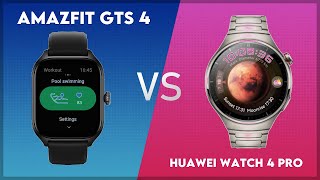 Amazfit GTS 4 vs Huawei Watch 4 Pro Comparison [upl. by Kristy]