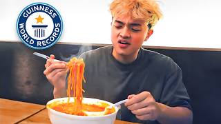 Trying Worlds Spiciest Ramen Challenge [upl. by Namzaj]