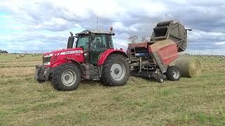 Melton Vale Grass Straw Baling Part 1 [upl. by Yddor]