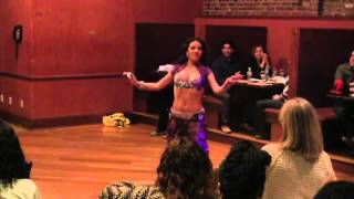 Tava Bellydance CT  fanveil and finger cymbals at quotSpring Shimmyquot 2014 [upl. by Dylana738]