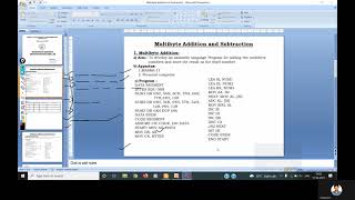 MPMC LAB Experiment  1 Multibyte Addition and Subtraction [upl. by Atinek]