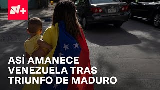 Elecciones en Venezuela 2024 Así se encuentra el ambiente tras triunfo de Maduro  Despierta [upl. by Icart]