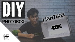 DIY LightboxPhotobox murah 40K [upl. by Assirok]