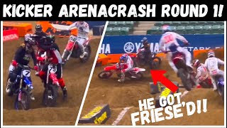 1ST PRO ARENACRASH OF THE YEAR WAS CRAZY Kicker Arenacross Round 1 Reno Race Day Vlog [upl. by Allerym]