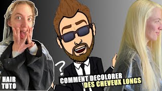 Comment DÉCOLORER facilement des cheveux longs [upl. by Celin568]