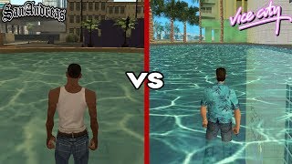 GTA SAN ANDREAS VS GTA VICE CITY  COMPARACIÓN [upl. by Jemina517]