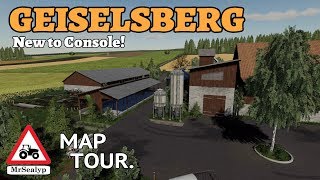 GEISELSBERG NEW MOD MAP MAP TOUR Farming Simulator 19 PS4 New to Console [upl. by Aihpos]