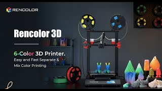 6Color 3D PrinterEasy Fast Separate amp Mix Color Printing [upl. by Regina]