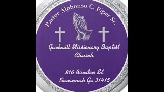 Sunday October 27 2024 Goodwill Missionary Baptist Church Inspiring Sermons and Worship Services [upl. by Oca803]