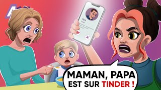 JAI SURPRIS MON PÈRE SUR TINDER [upl. by Torrey440]