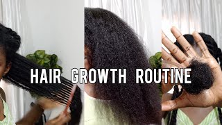 HAIR GROWTH ROUTINE  2 MONTHS PROTECTIVE STYLE TAKEDOWN [upl. by Findlay455]