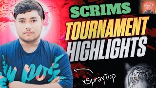 SCRIMS 🚀 HIGHLIGHTS 🔥 xSprayTop bgmi [upl. by Hafirahs926]