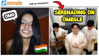 Serenading My Indian Crush on OMEGLE  HARANA SA OMETV [upl. by Eiramanig]