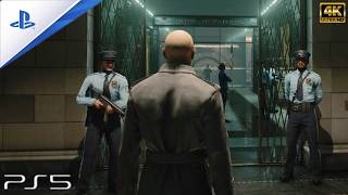 PS5 HITMAN 3  New York Bank Heist  Cinematic Run 4K 60FPS [upl. by Saffier]