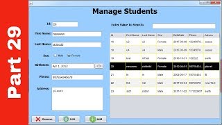 JAVA  Student Information System Project In Java Using NetBeans With Source Code  Part 29 [upl. by Schurman]