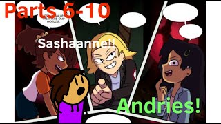 Reacting to Amphibia season 4 fan made comic dub Parts 610 [upl. by Inaliel]