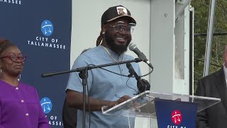 Tallahassee native TPain honored with street renaming ceremony and key to the city [upl. by Ahab]