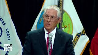 WATCH Former Secy of State Tillerson delivers remarks at VMI commencement [upl. by Aloysius956]