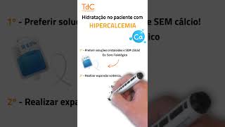 Pontos principais no tratamento de HIPERCALCEMIA shorts [upl. by Schilling]