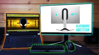 My New Alienware Gaming Setup 20 Featuring X17 r2 and AW2723DF [upl. by Mroz]