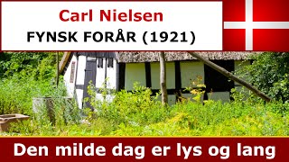 Carl Nielsen  Fynsk Forår  Den milde dag er lys og lang [upl. by Nennek]