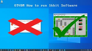 OTVDM  How To Run 16bit Software WIN [upl. by Linda]