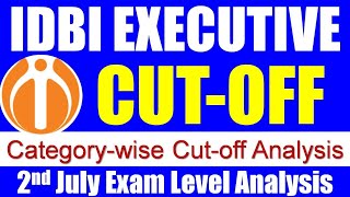 idbi executive 2023 idbi executive 2023 2nd july exam analysis idbi executive 2023 cut off [upl. by Akcemat787]