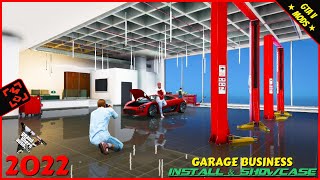 HOW TO INSTALL quotGARAGE BUSINESSquot FOR BEGINNERS 2022  GTAV REAL LIVE MODS [upl. by Hoye]