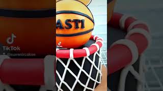 cake basket ball order via wa082113750027basketcakebasketkueulangtahunbasketshorts [upl. by Nolra]