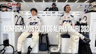 Confirmados pilotos Alpha Tauri para 2024 [upl. by Bella]