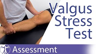 Valgus Stress Test of the Knee  Medial Collateral Ligament [upl. by Dinny366]