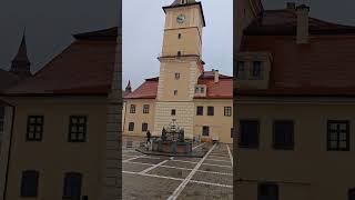 Discovering the Charm ff Brasov  Serene ASMR Stroll in Central Square RO [upl. by Crawley]