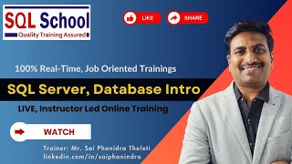 Database Introduction SQL amp MSSQL Training Sessions [upl. by Chassin]