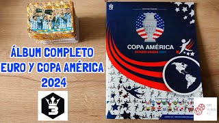 COPA AMÉRICA Y EURO 2024  ÁLBUM COMPLETO 3 REYES [upl. by Frissell961]