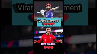 VIRAT KOHLI OR CRISTIANO RONALDO Virat ❤️❤️❤️❤️❤️ [upl. by Jocelyn]