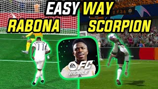 EASY WAY how to do scorpion kick in FC mobile  hidden skills fc mobile [upl. by Nedle661]