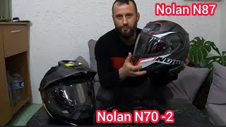 YENİ KASK ALDIM Nolan N87 Nolan N702 terekli kask nasıl [upl. by Hguh671]