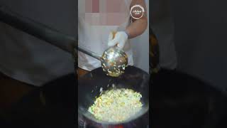 Chinese Street Food Authentic Yangzhou Black Gold Fried Rice delicious and tasty [upl. by Aynotak]