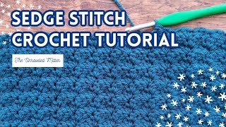 Sedge Stitch Tutorial  How to Crochet [upl. by Eenel]