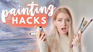 10 Simple Acrylic Painting Tips  Dos amp Donts Be a Better Painter [upl. by Yenhoj]